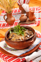roasted vegetables (belorussian food)