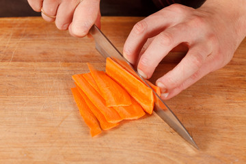 Chef preparing food