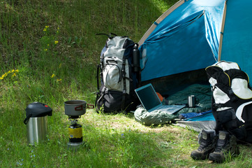 Camping and Technology