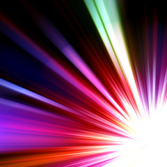 Obraz premium abstract radiant star