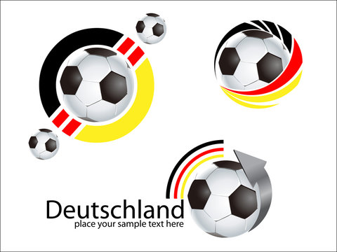 Vector Logo Temlate - Soccer - Fussball