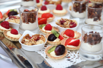 plateau de pâtisseries