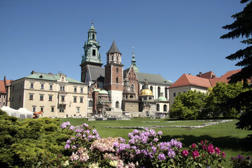 Vue d'ensemble de Wawel, Cracovie