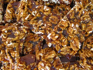 Handmade nougat, turrón artesanal.