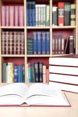 Books in the library