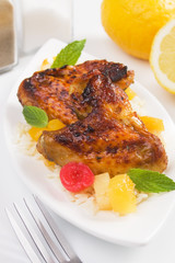 Grilled chicken wings