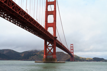 Golden Gate, claudy day