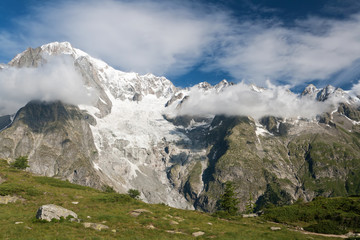 monte Bianco - Mont Blanc on summer