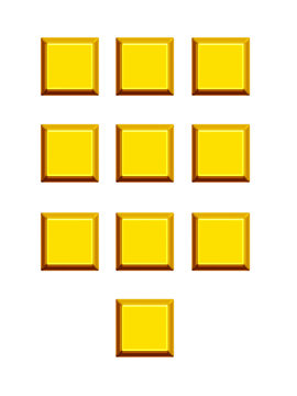 blind golden keypad
