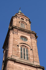 Fototapeta na wymiar Turm der Jesuitenkirche in Heidelberg