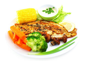 Tasty fish fillet