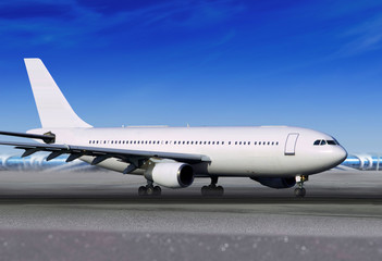 aircraft on runway