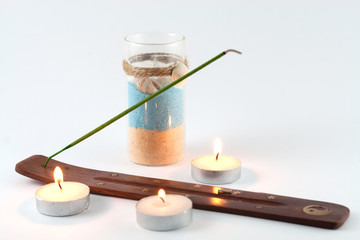 Smelling sticks and candles