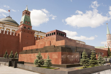 Lenin's mausoleum at Red Square in Moscow, Russia