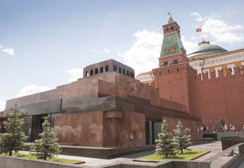 Lenin's mausoleum at Red Square in Moscow, Russia