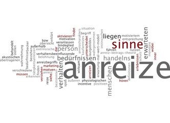 Fototapeta premium Anreize / Incentives
