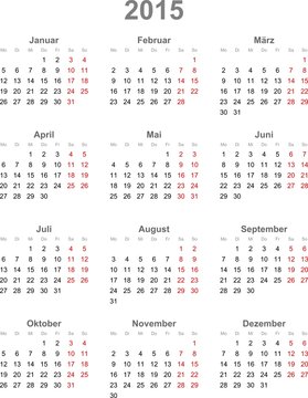 5 kalender 201 Calendars