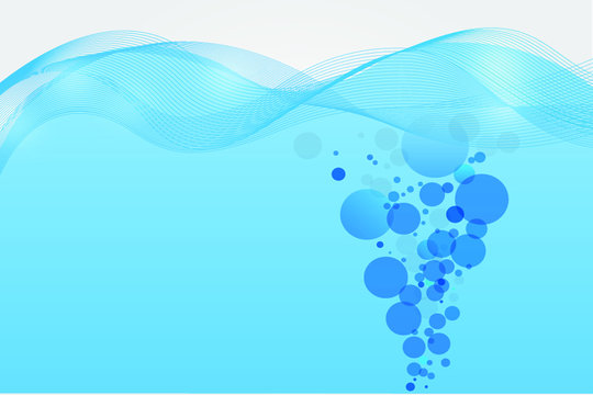 abstract water bubble background