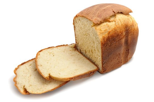 Homemade bread loaf