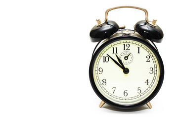 A vintage alarm clock