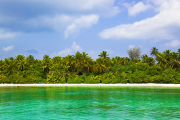 Tropical beach at maldives
