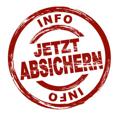 Jetzt absichern / vektor