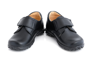 Child's black shoes