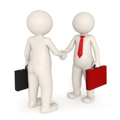Deal - 3d business people