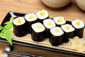 rolled sushi