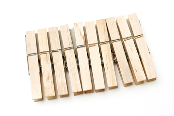 wooden clothespins