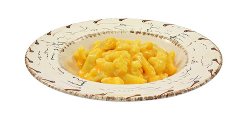 Cauliflower with cheese sauce in bowl