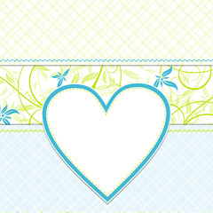 Template greeting card, vector