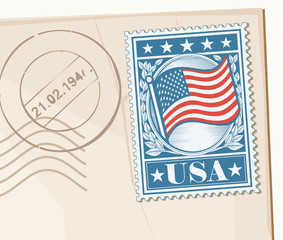 USA postage stamp (United States of America)