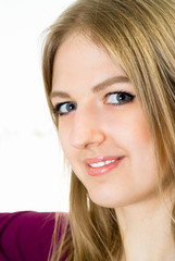 Naklejka premium portrait of a young girl