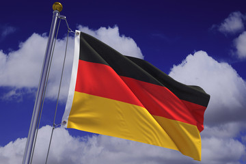 Waving German Flag