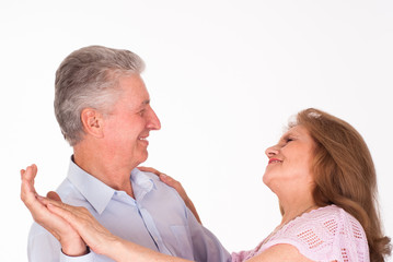 happy elderly couple