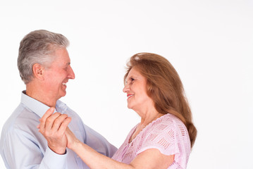 happy elderly couple