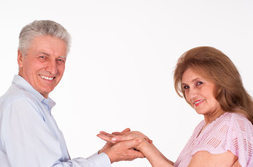 happy elderly couple