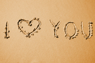 I love you