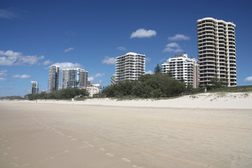 Fototapeta na wymiar Australia - Gold Coast - Surfers Paradise city