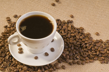 Black coffee drink
