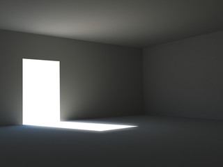 Ambient light in a dark room