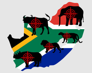 "Big Five" Jagd Südafrika