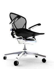 office chair on a white background 3d rende