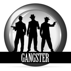 icône gangster - obrazy, fototapety, plakaty