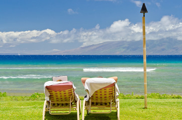 Beach and ocean scenic for vacations and summer getaways