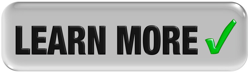 Button grau Ecken rund LEARN MORE