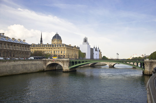 Bridges of the River Seine. Paris. France