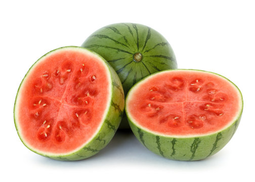 watermelon over white background