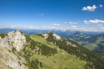 Fototapeta na wymiar Alpengebirge